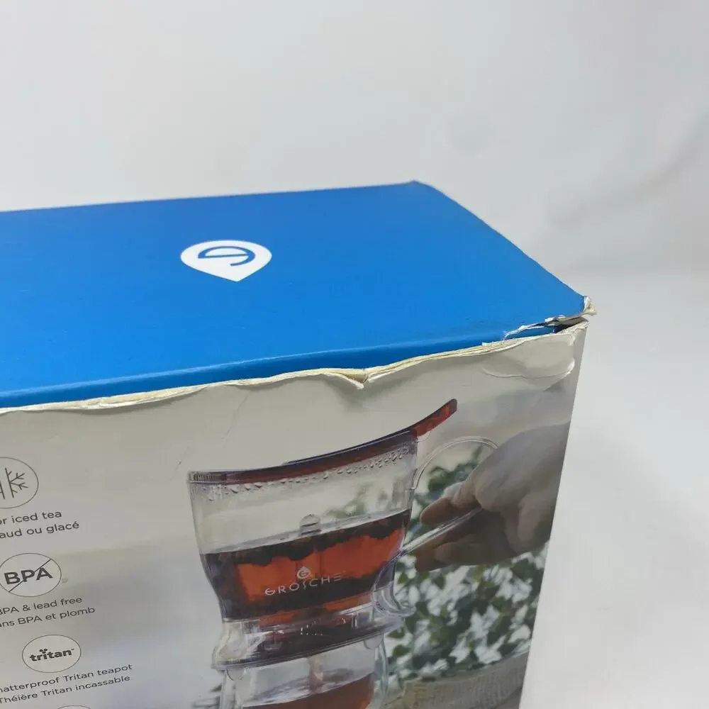 Grosche Aberdeen Easy Tea Steeper 17.7oz 525 ML Tritan Shatterproof Loose Leaf